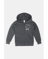 FELPA CON CAPPUCCIO MISTO COTONE