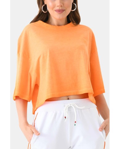 T-SHIRT CORTA GIROCOLLO