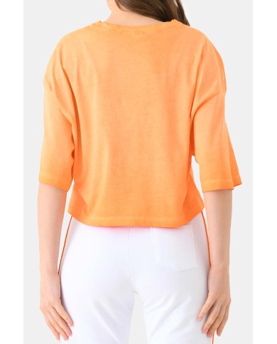 T-SHIRT CORTA GIROCOLLO