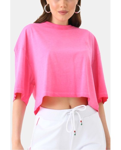 T-SHIRT CORTA GIROCOLLO