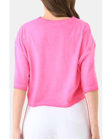 T-SHIRT CORTA GIROCOLLO