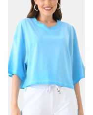 T-SHIRT CORTA GIROCOLLO