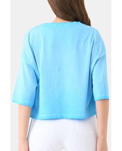 T-SHIRT CORTA GIROCOLLO