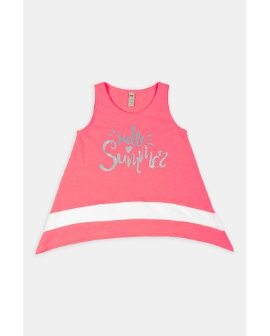 CANOTTA IN JERSEY MISTO COTONE