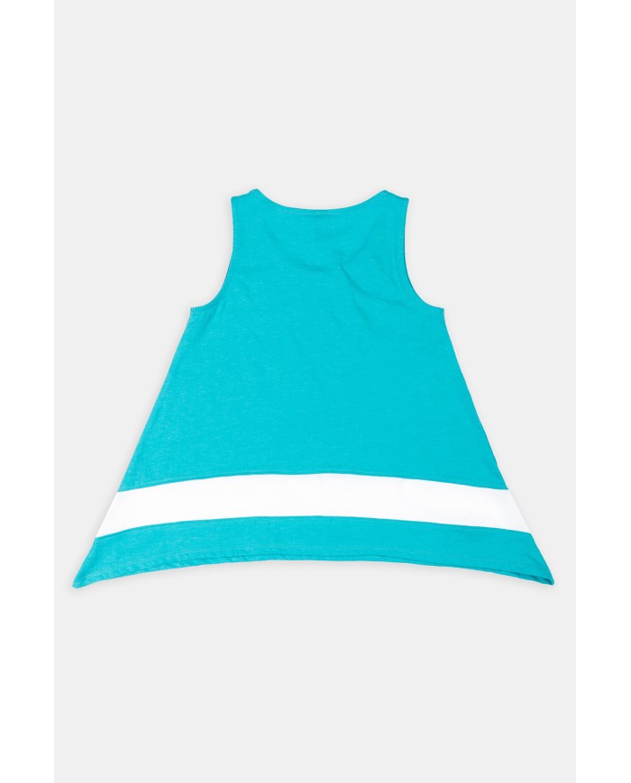 CANOTTA IN JERSEY MISTO COTONE