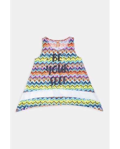 CANOTTA IN JERSEY MISTO COTONE