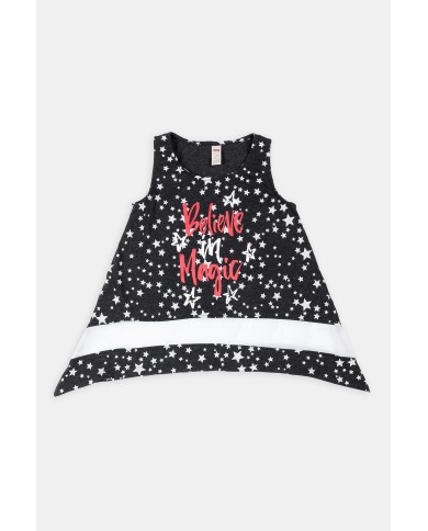 CANOTTA IN JERSEY MISTO COTONE