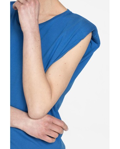 T-SHIRT CON SPALLE IMBOTTITE