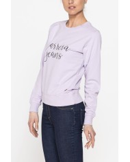 FELPA GIROCOLLO A MANICA LUNGA IN 100% COTONE.