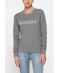 FELPA GIROCOLLO A MANICA LUNGA IN 100% COTONE.