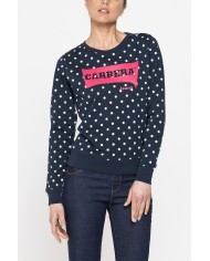 FELPA GIROCOLLO A MANICA LUNGA IN 100% COTONE.