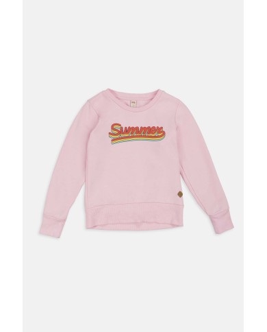 FELPA GIROCOLLO IN COTONE. Vestibilità regolare.