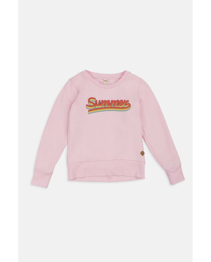 FELPA GIROCOLLO IN COTONE. Vestibilità regolare.