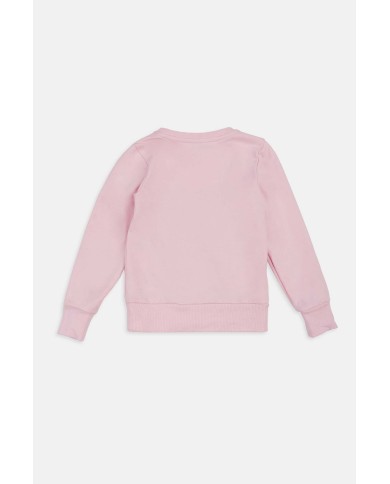 FELPA GIROCOLLO IN COTONE. Vestibilità regolare.