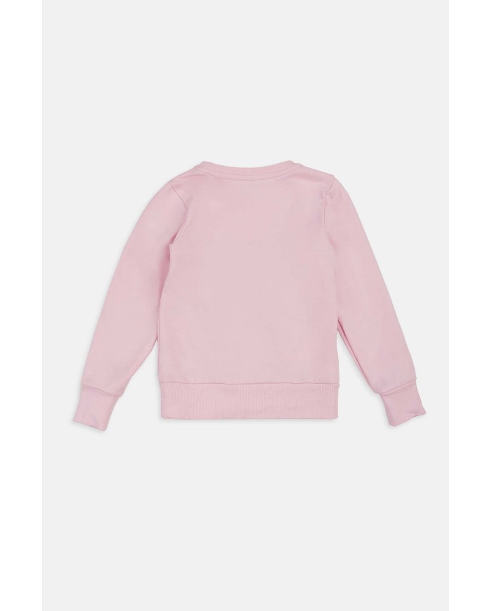 FELPA GIROCOLLO IN COTONE. Vestibilità regolare.