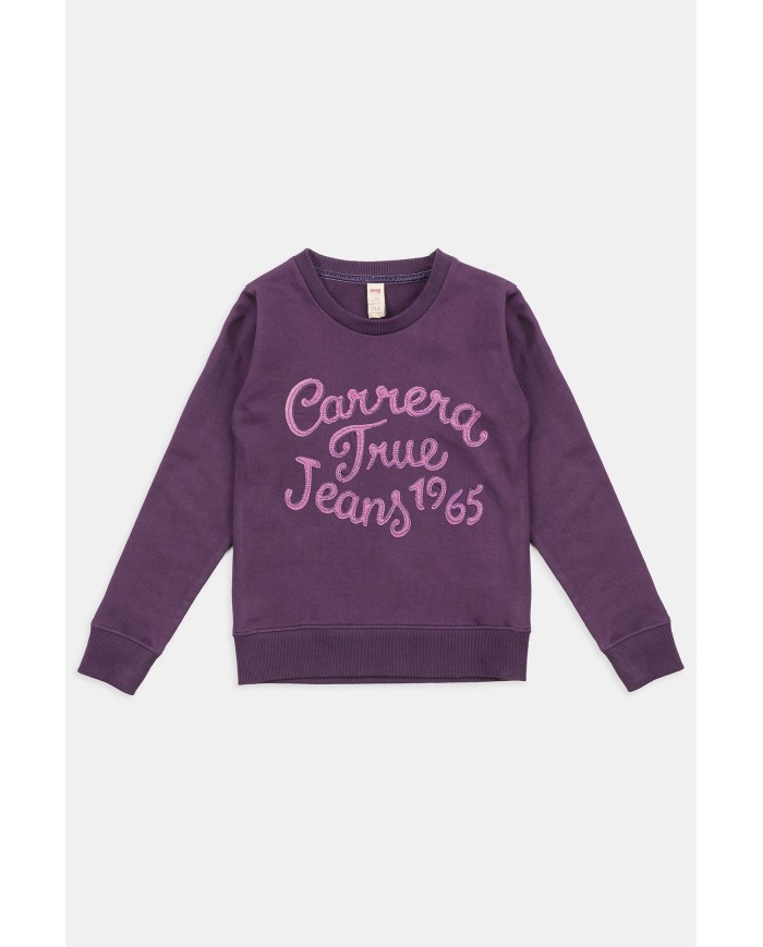 FELPA GIROCOLLO 100% COTONE.