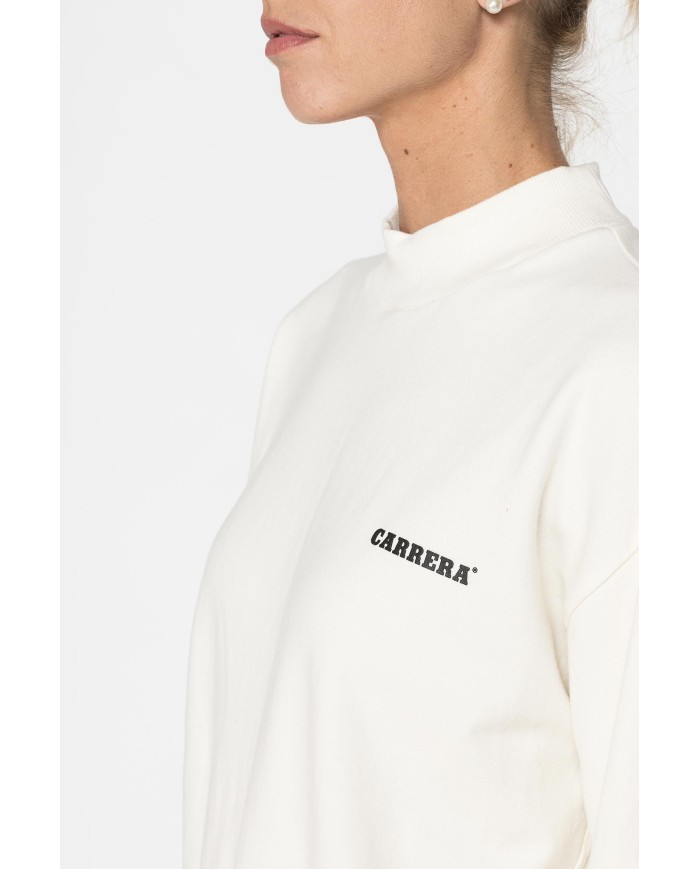 FELPA OVERSIZE CON COLLO A VULCANO