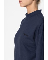 FELPA OVERSIZE CON COLLO A VULCANO