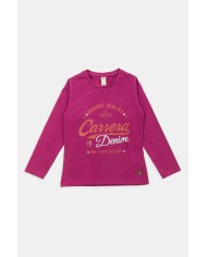 T-SHIRT GIROCOLLO IN JERSEY DI COTONE