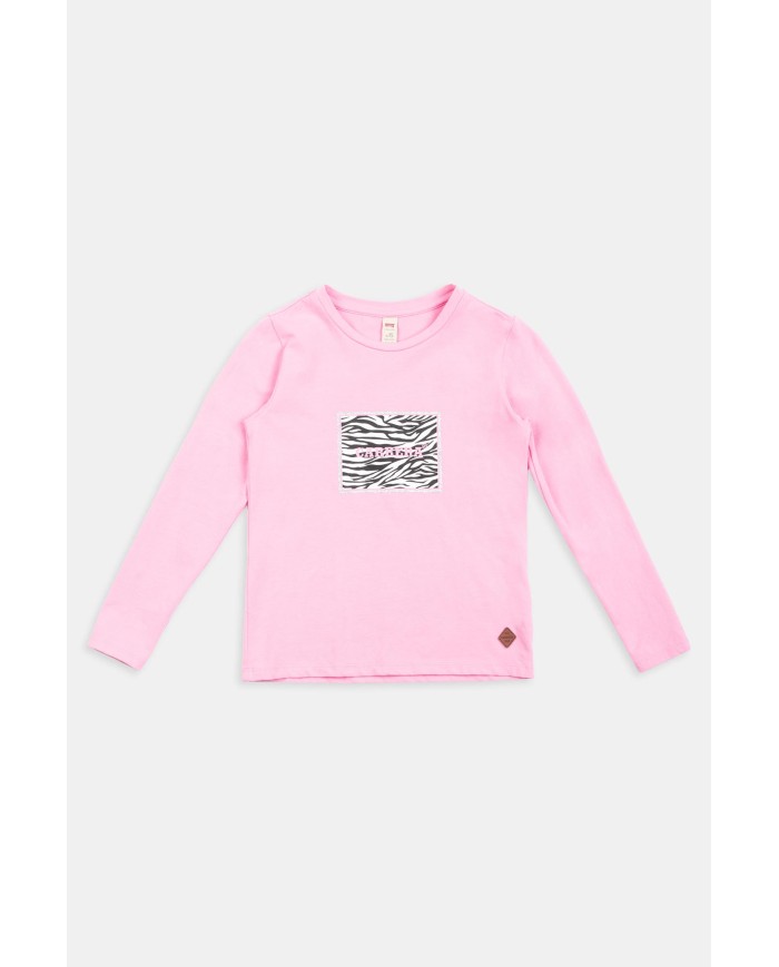 T-SHIRT GIROCOLLO IN JERSEY DI COTONE