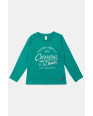 T-SHIRT GIROCOLLO IN JERSEY DI COTONE