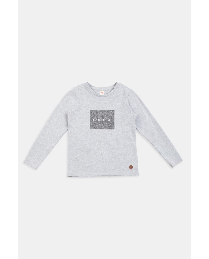 T-SHIRT GIROCOLLO IN JERSEY DI COTONE