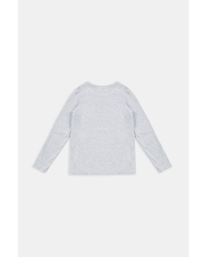 T-SHIRT GIROCOLLO IN JERSEY DI COTONE