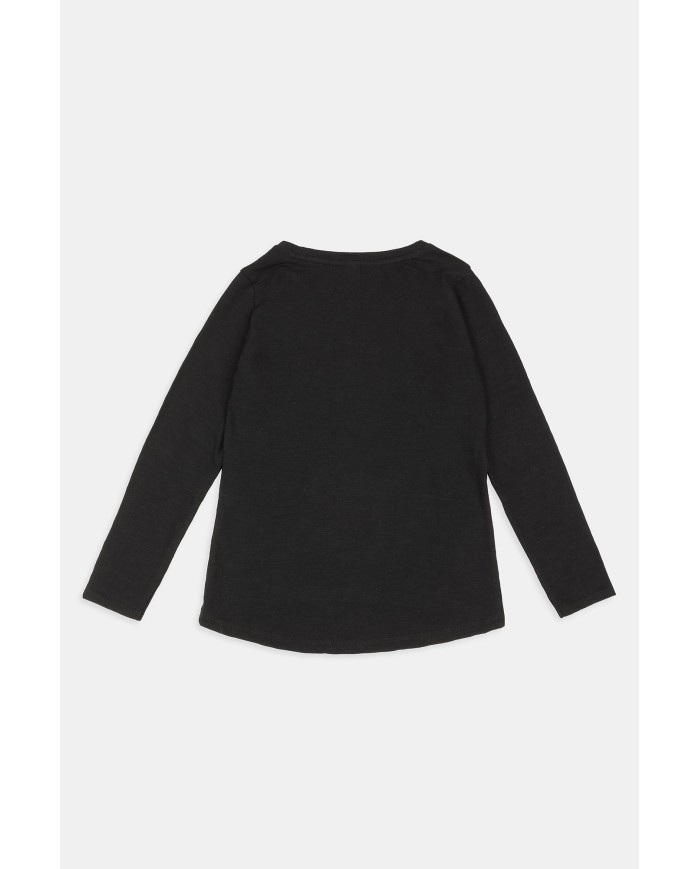 T SHIRT GIROCOLLO IN JERSEY COTONE. Vestibilità regolare.