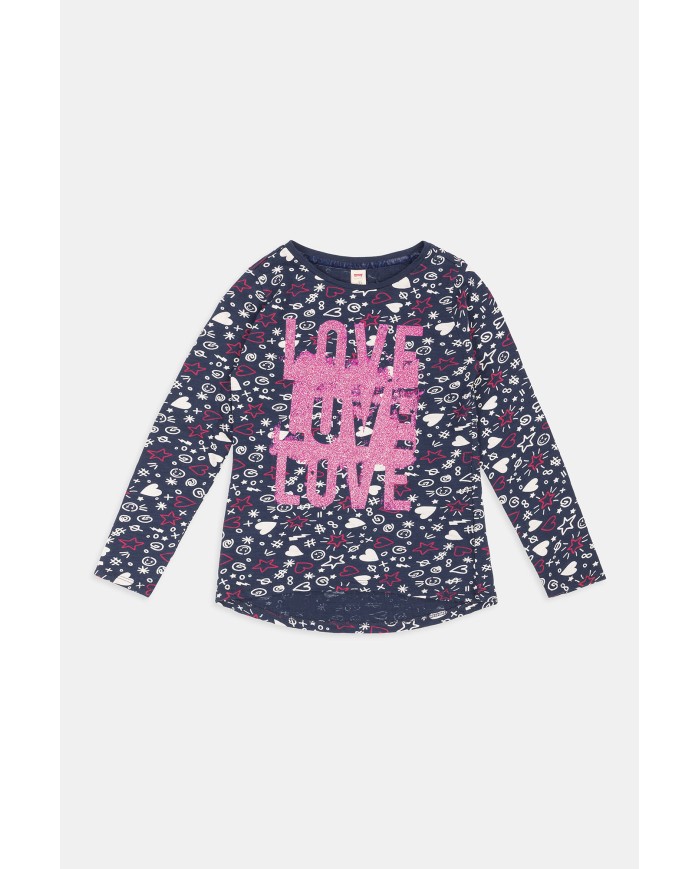 T SHIRT GIROCOLLO IN JERSEY COTONE. Vestibilità regolare.