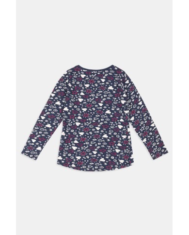 T SHIRT GIROCOLLO IN JERSEY COTONE. Vestibilità regolare.