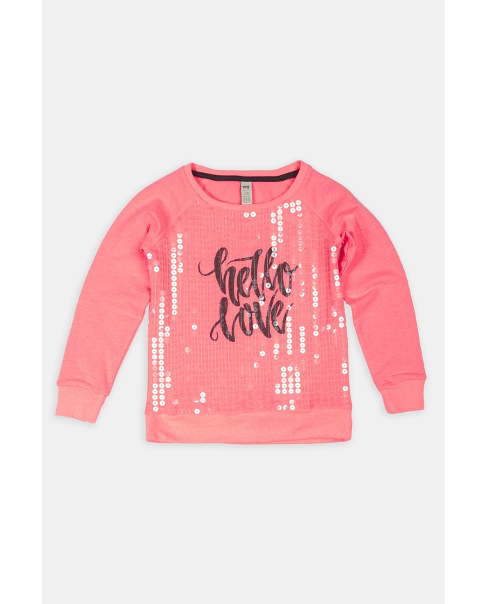 FELPA GIROCOLLO MISTO COTONE