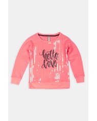 FELPA GIROCOLLO MISTO COTONE