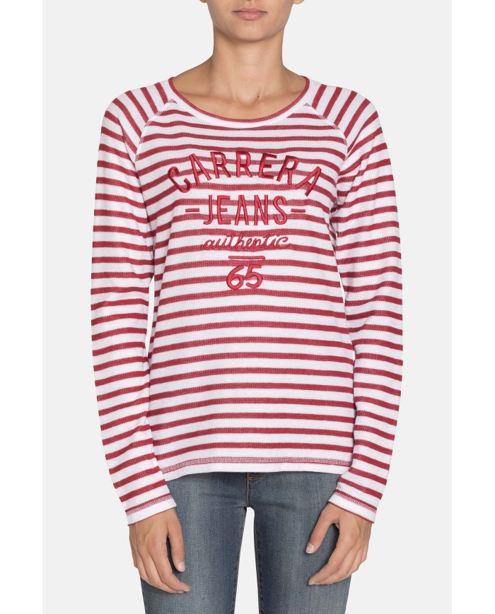 MAGLIA GIROCOLLO 100% COTONE. Vestibilità regolare.