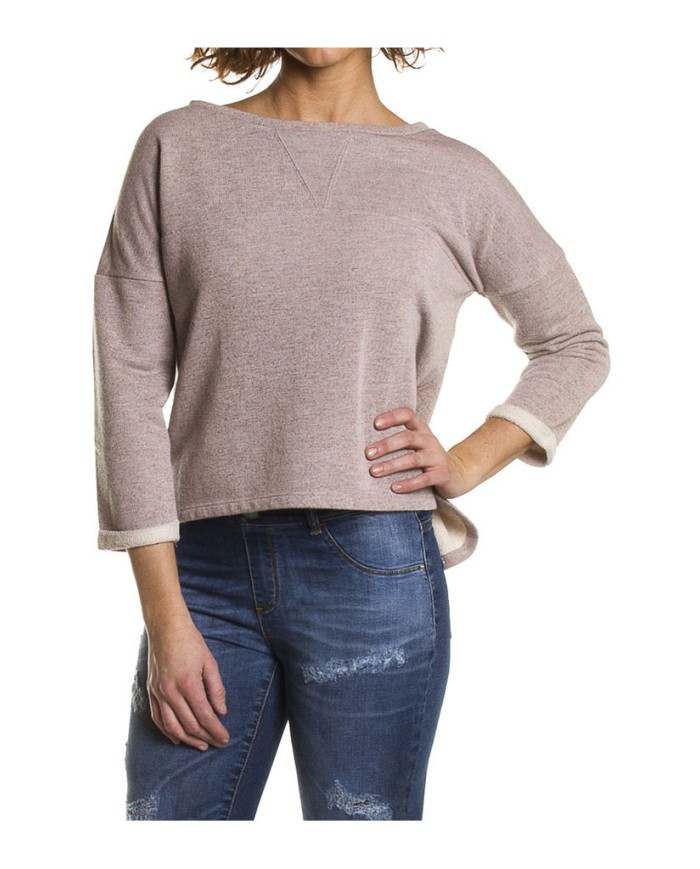 FELPA AMPIA IN COTONE