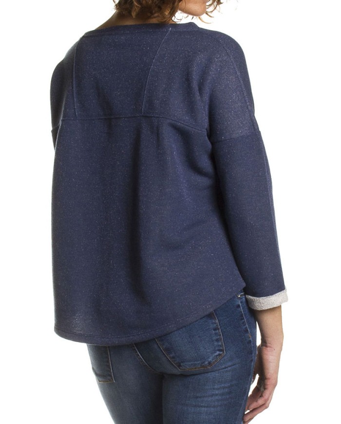 FELPA AMPIA IN COTONE