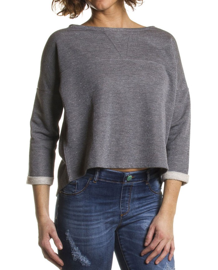 FELPA AMPIA IN COTONE