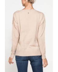 MAGLIA BASICA CON SCOLLO A V