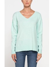 MAGLIA BASICA CON SCOLLO A V