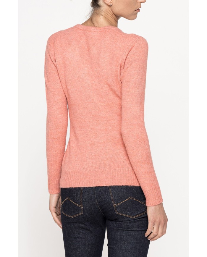 MAGLIA GIROCOLLO IN MISTO LANA