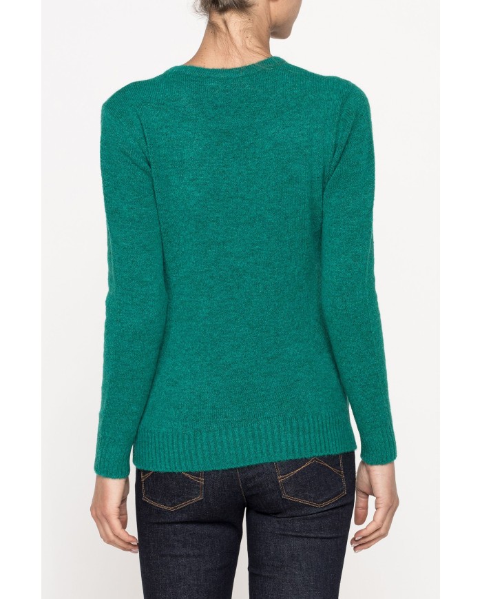 MAGLIA GIROCOLLO IN MISTO LANA