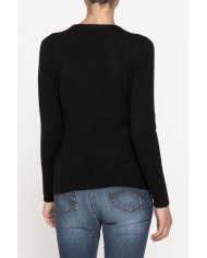 MAGLIA GIROCOLLO IN MISTO LANA