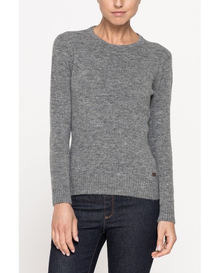 MAGLIA GIROCOLLO IN MISTO LANA