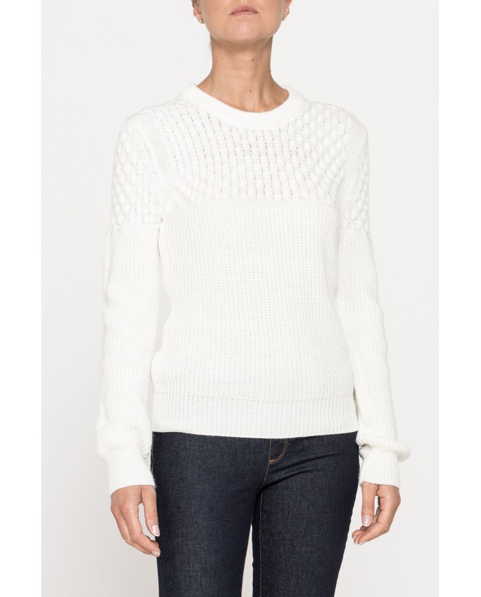 MAGLIA GIROCOLLO IN MISTO LANA
