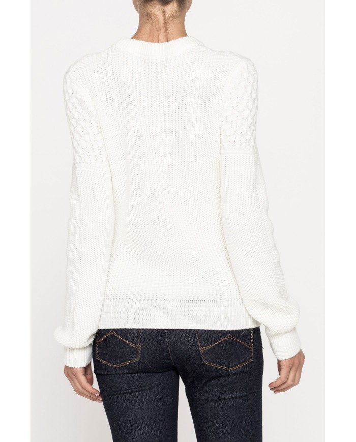 MAGLIA GIROCOLLO IN MISTO LANA