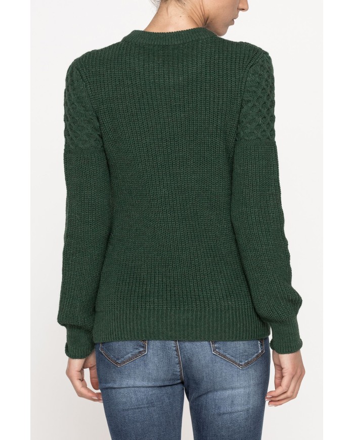 MAGLIA GIROCOLLO IN MISTO LANA