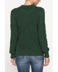 MAGLIA GIROCOLLO IN MISTO LANA