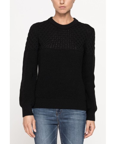 MAGLIA GIROCOLLO IN MISTO LANA