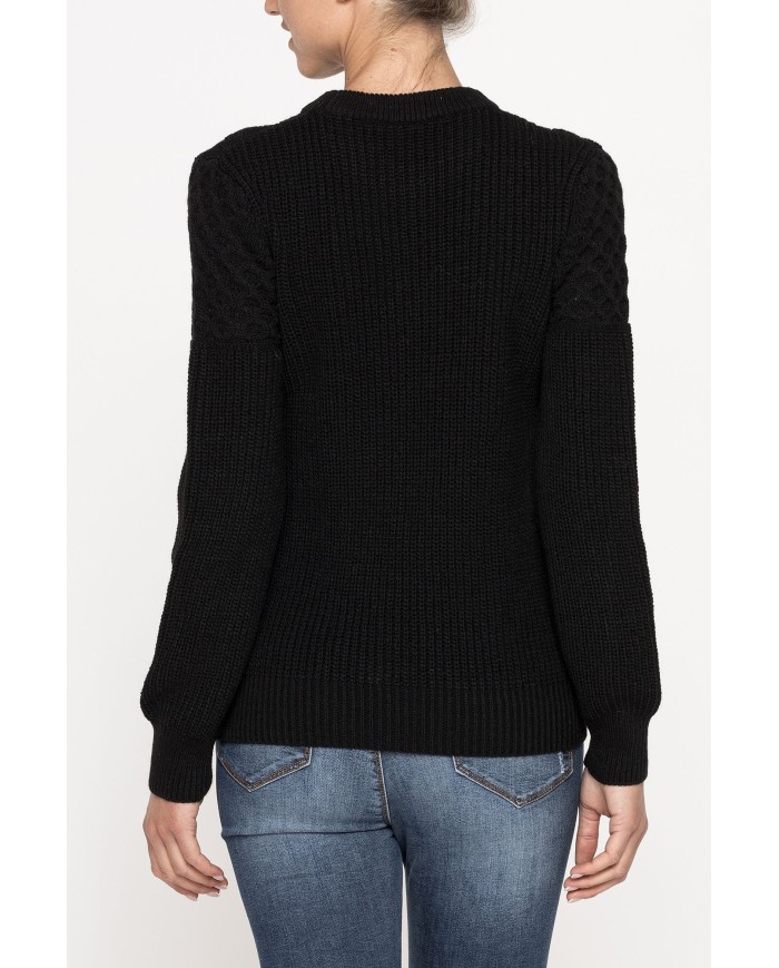 MAGLIA GIROCOLLO IN MISTO LANA