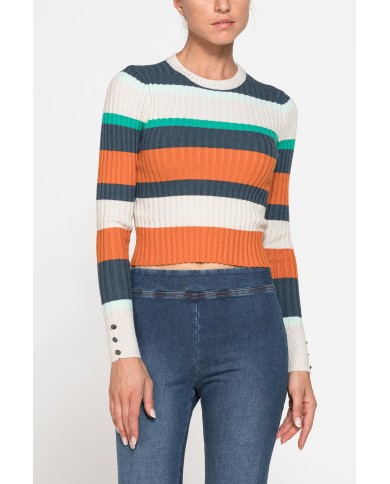 MAGLIA CROP IN COSTINA