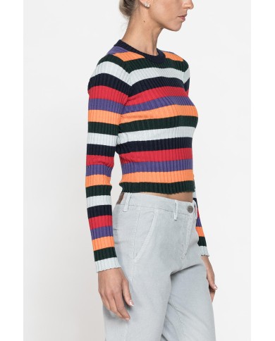 MAGLIA CROP IN COSTINA